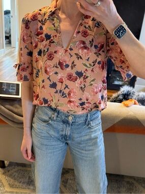 Maven West Floral Blouse – XS